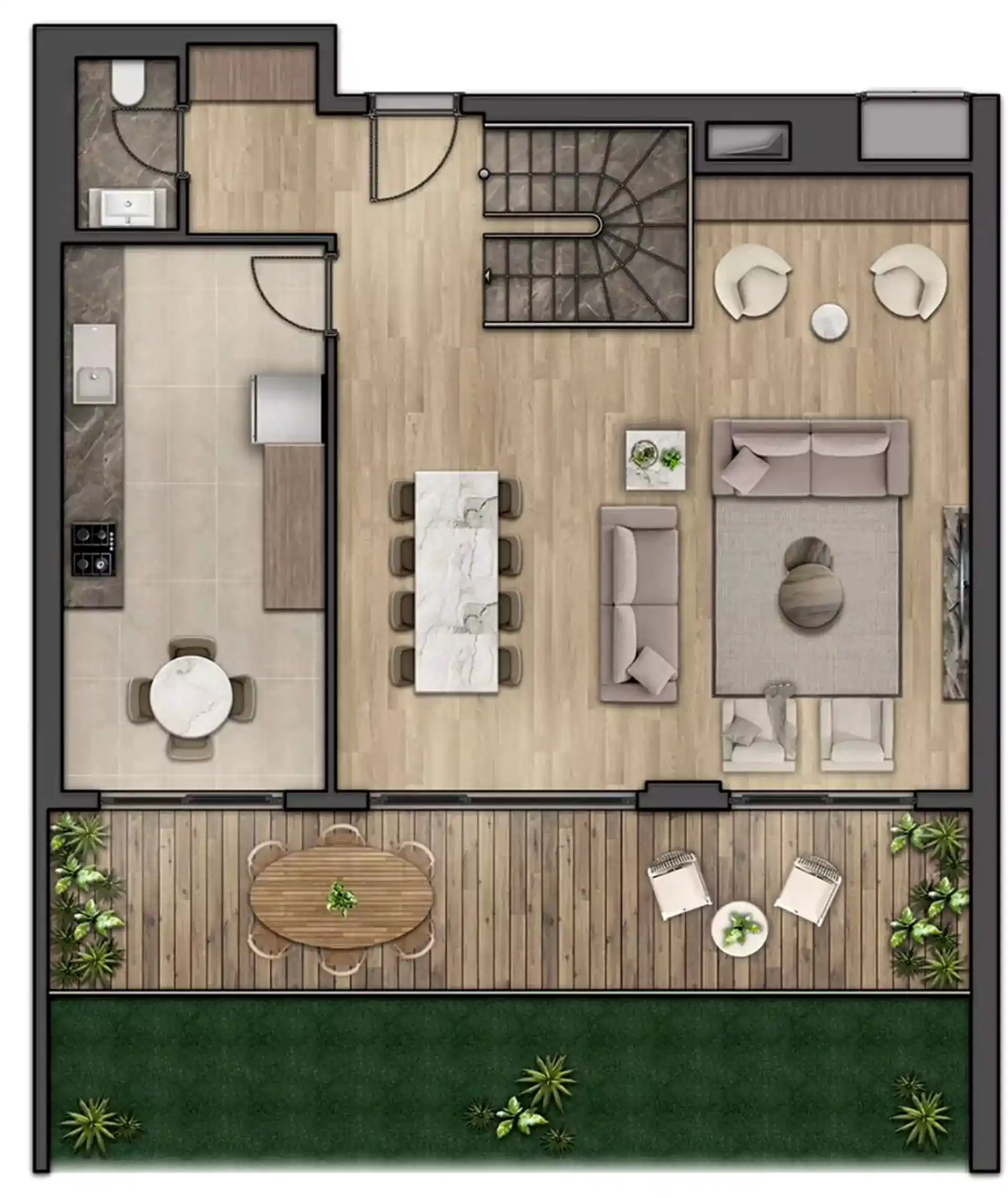 2D Plan Çizimi ve 3D Görselleştirme